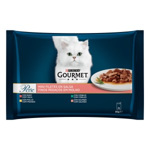 Gourmet Perle Finos Pedaços Vaca, Frango, Coelho e Salmão - Image 5