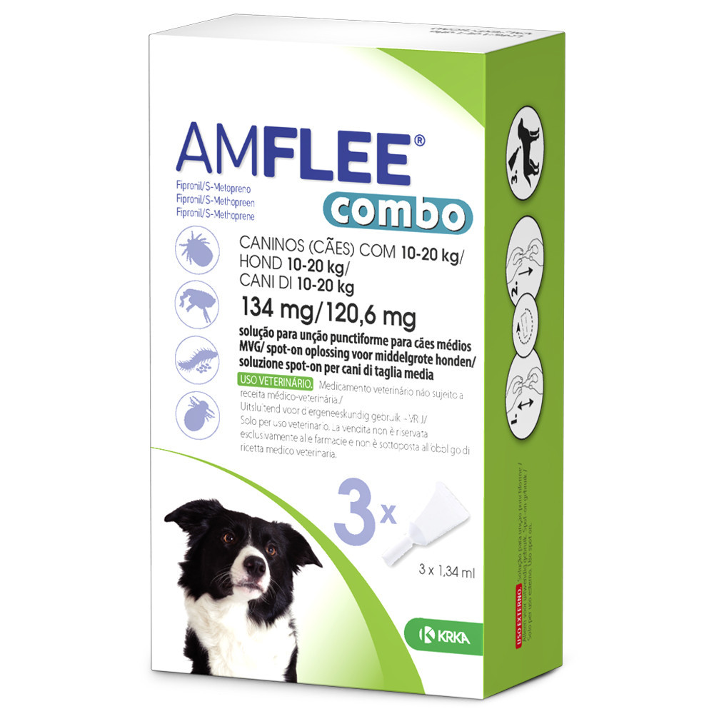 Amflee Combo Pipetas Cão 10 - 20kg - Image 2