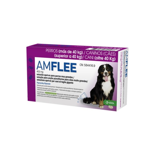 Amflee Spot On Pipetas Cão + 40kg