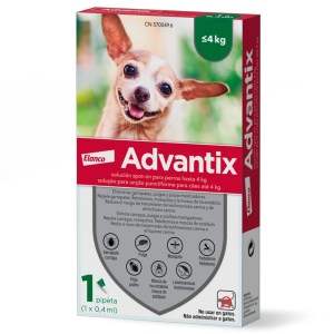 Advantix Pipetas Cão até 4kg