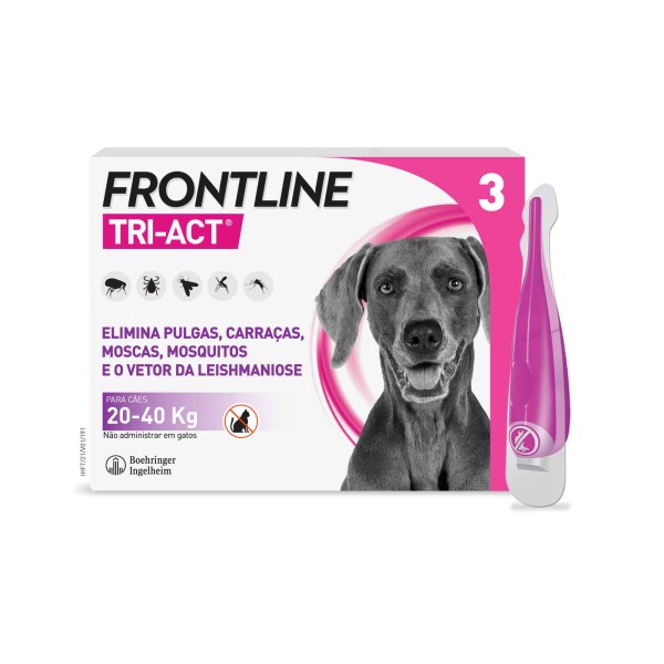 Frontline Tri-Act Cão L 20 - 40kg