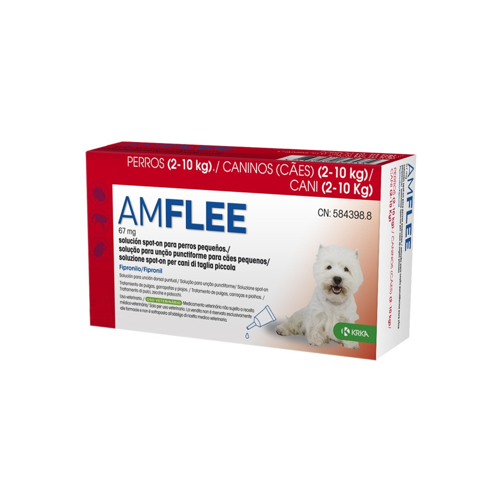 Amflee Spot On Pipetas Cão 2 - 10kg