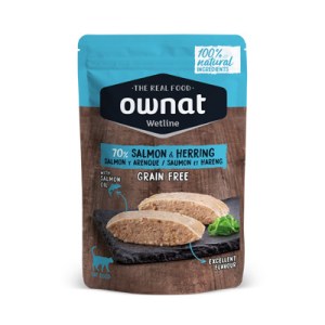 Ownat Wetline Gato Adulto Salmão e Arenque - Image 1