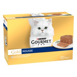 Gourmet Gold Mousse Peixe do Oceano Multipack
