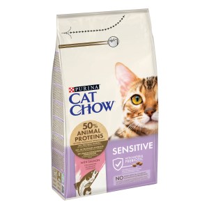 Cat Chow Adulto Sensitive Salmão - Image 1