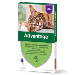 Advantage Pipetas Gatos + 4kg