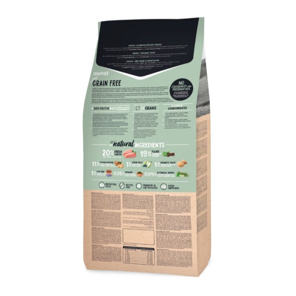 Ownat Just Grain Free Cão Adulto Frango