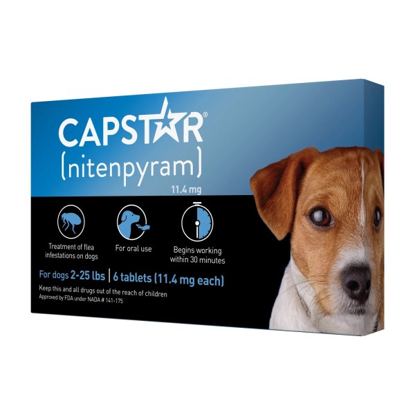 Capstar Comprimidos Antiparasitários Gatos e Cães 1 - 11kg