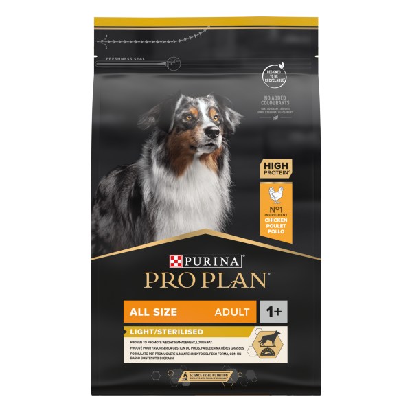 Pro Plan All Sizes Light Sterilised Adulto Frango