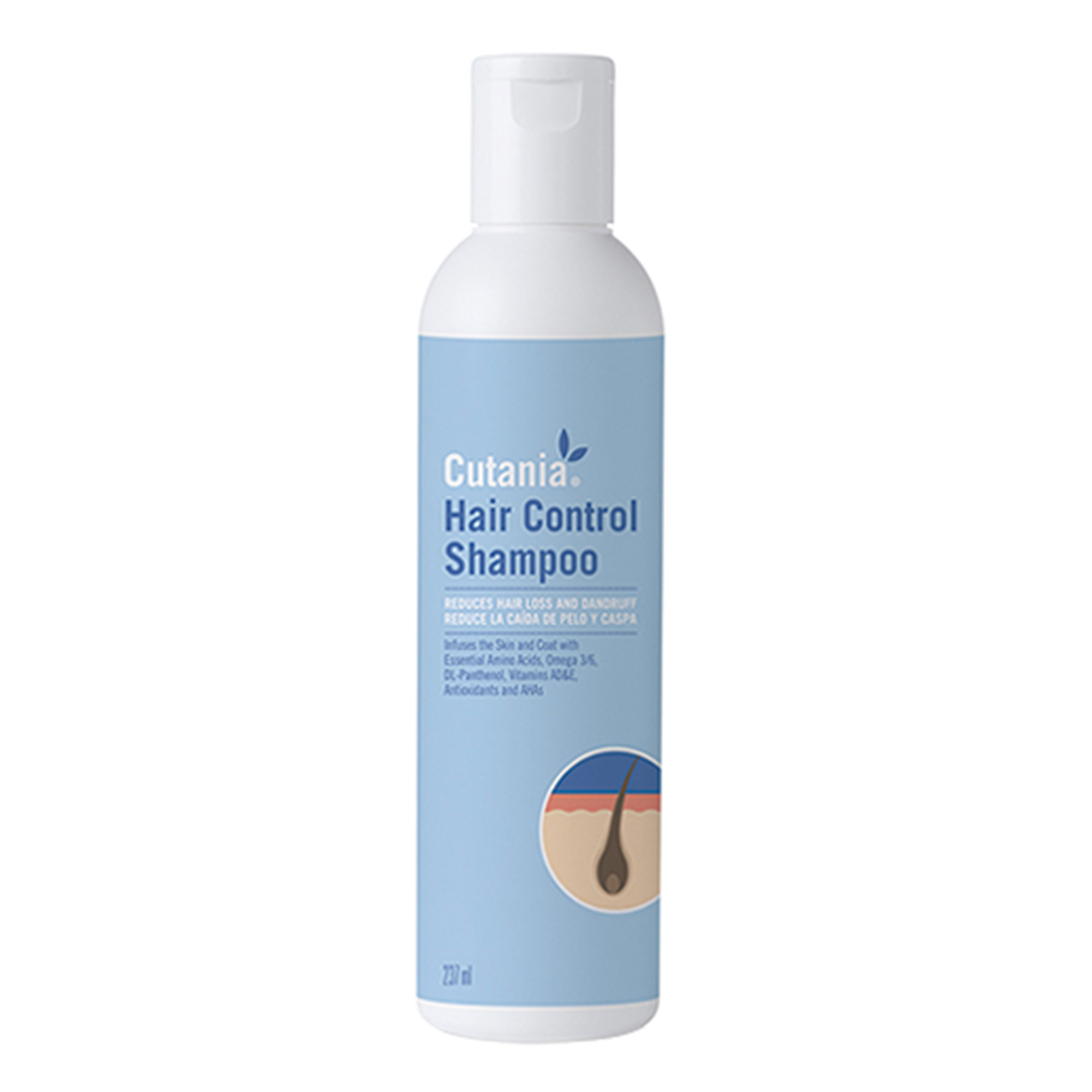 Cutania Hair Control Shampoo Cães e Gatos - Image 1