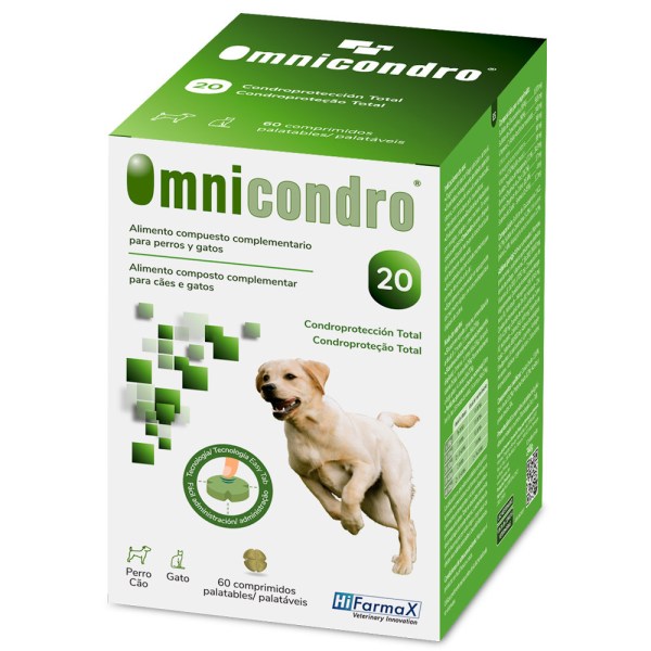 Omnicondro 20 Suporte Articular Cães e Gatos