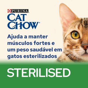 Cat Chow Adulto Sterilised Frango e Beringela - Image 3