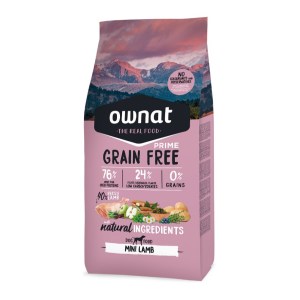 Ownat Prime Grain Free Mini Cão Adulto Cordeiro - Image 1