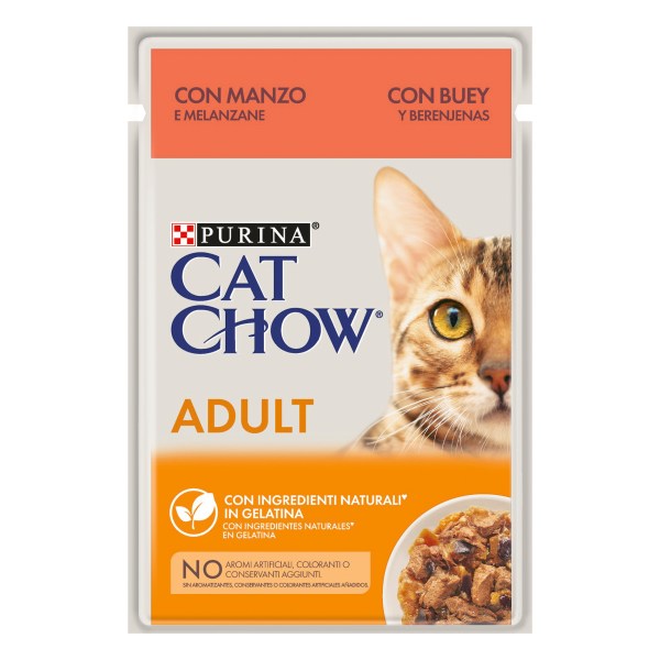 Cat Chow Adulto Vaca e Beringela
