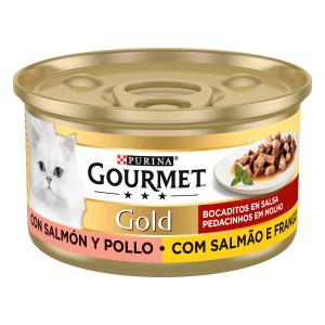Gourmet Gold Pedacinhos em Molho Salmão e Frango - Image 2