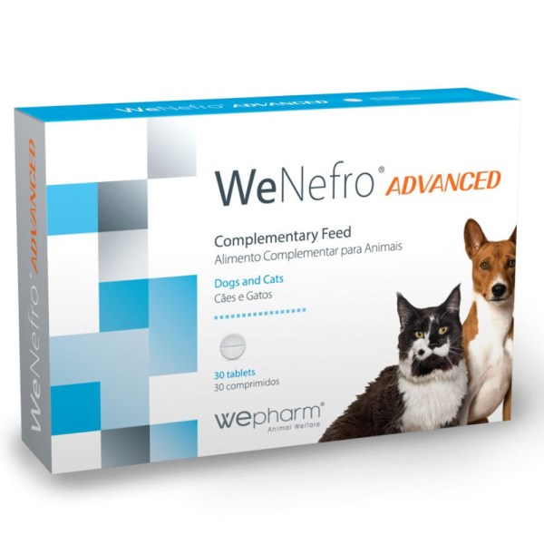 WeNefro Advanced Suplemento de Apoio Função Renal Cães e Gatos
