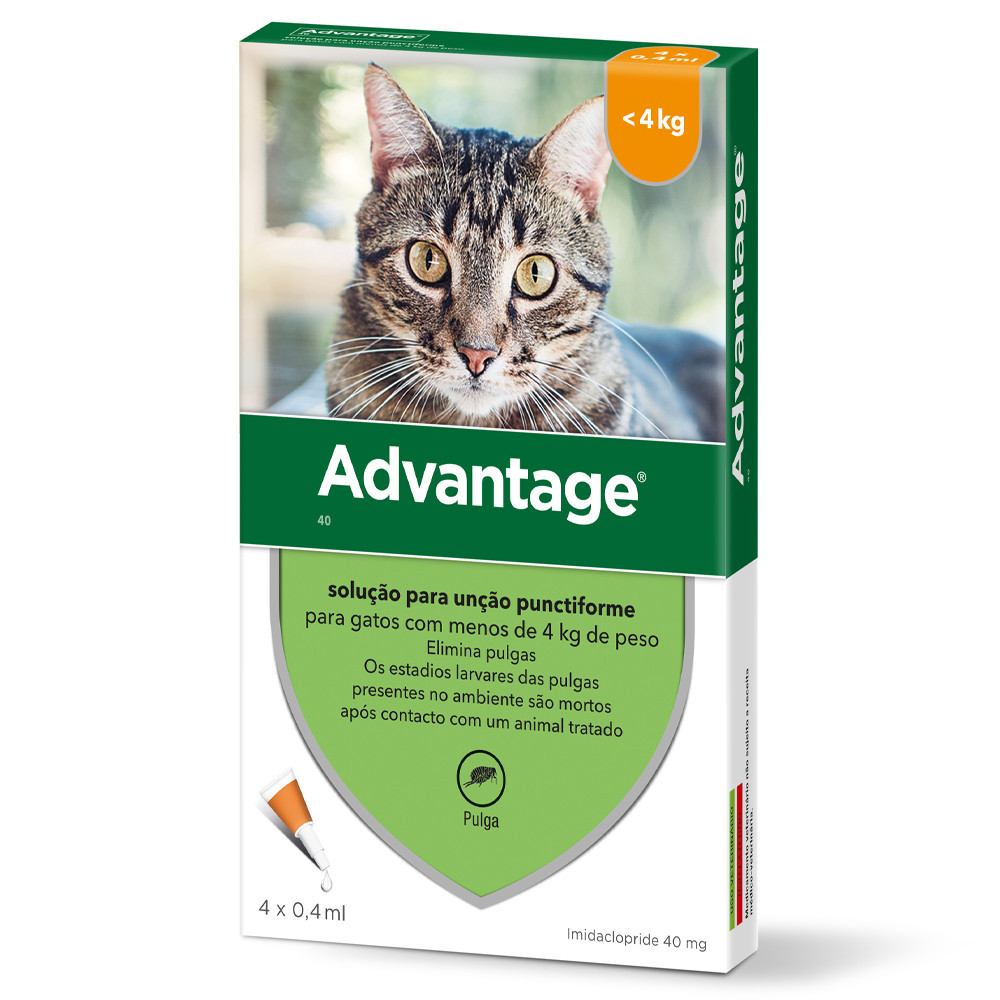 Advantage Pipetas Gatos até 4kg