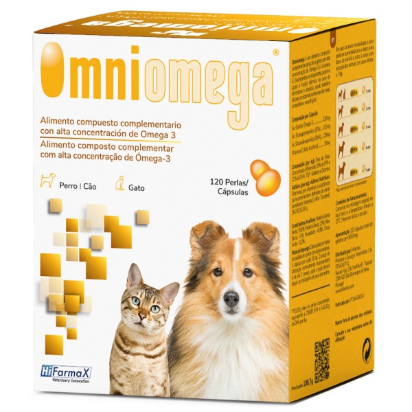 Omniomega Cápsulas Cão e Gato