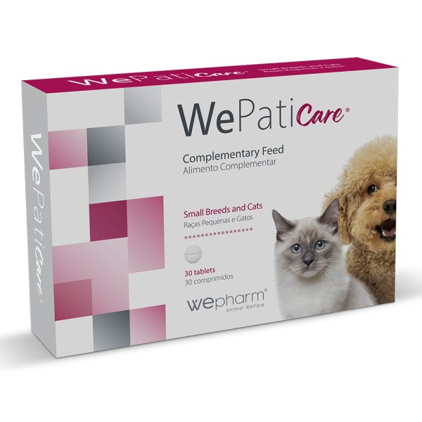 WePatiCare Suplemento Hepático Cães Raça Pequena e Gatos