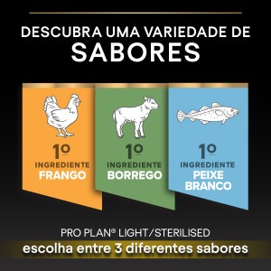 Pro Plan All Sizes Light/Sterilised Adult Peixe Branco - Image 12
