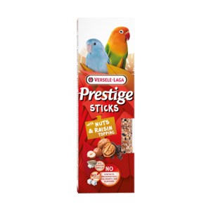 Prestige Sticks Papagaios Pequenos c/Cobertura de Nozes e Passas