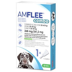 Amflee Combo Pipetas Cão 20 - 40kg