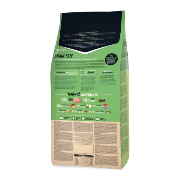 Ownat Just Grain Free Cão Adulto Light