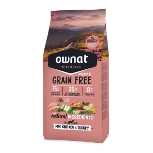Ownat Prime Grain Free Mini Cão Adulto Frango e Peru - Image 6
