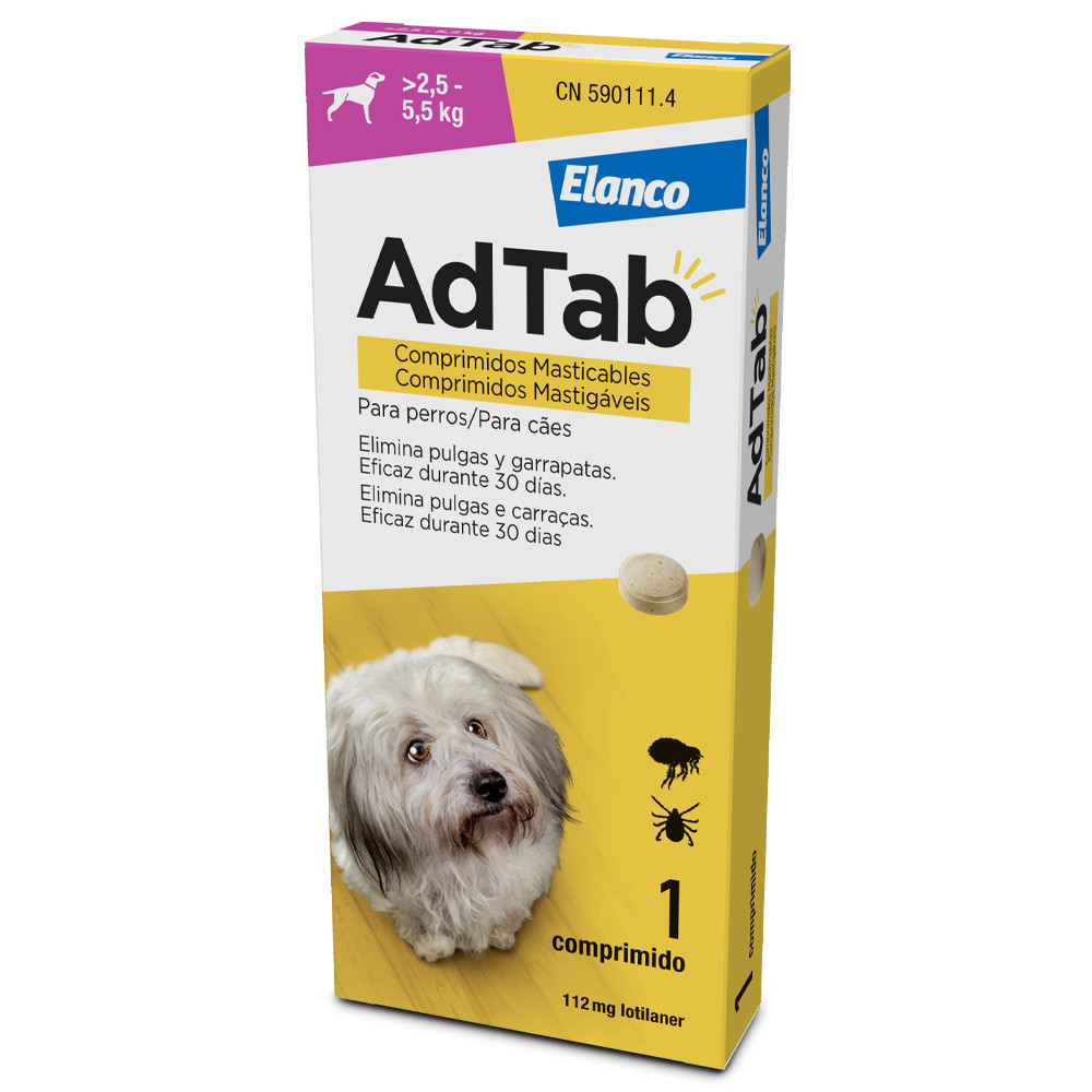 AdTab Comprimido Mastigável Cães 2.5 - 5.5kg - Image 2