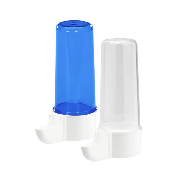 Bebedouro em plástico para aves de porte médio, para o interior de gaiolas. Com capacidade de 200cl.
