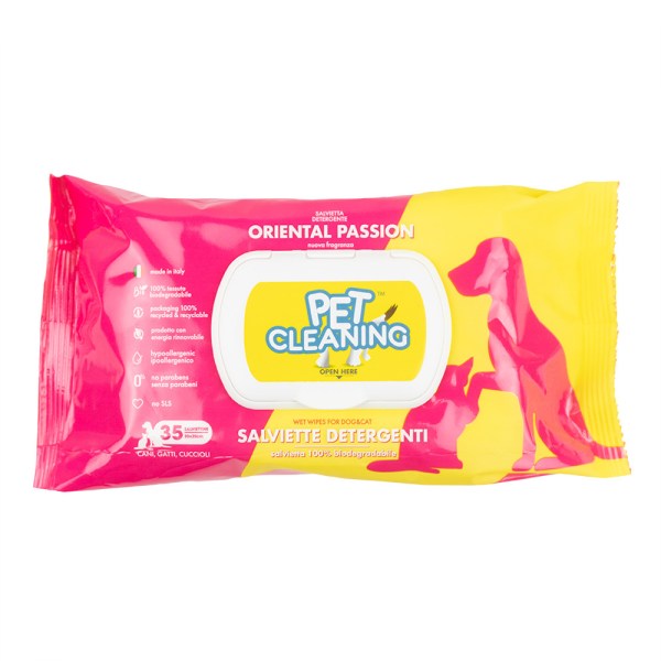 Pet Cleaning Toalhetes Húmidos Oriental Passion