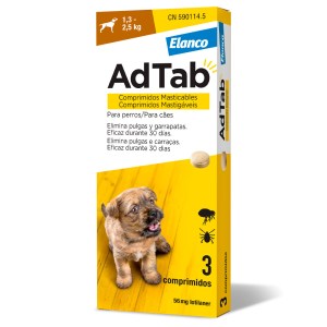 AdTab Comprimido Mastigável Cães 1.3 - 2.5kg - Image 2